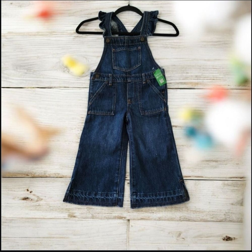 GAP Girls Ruffle Overalls